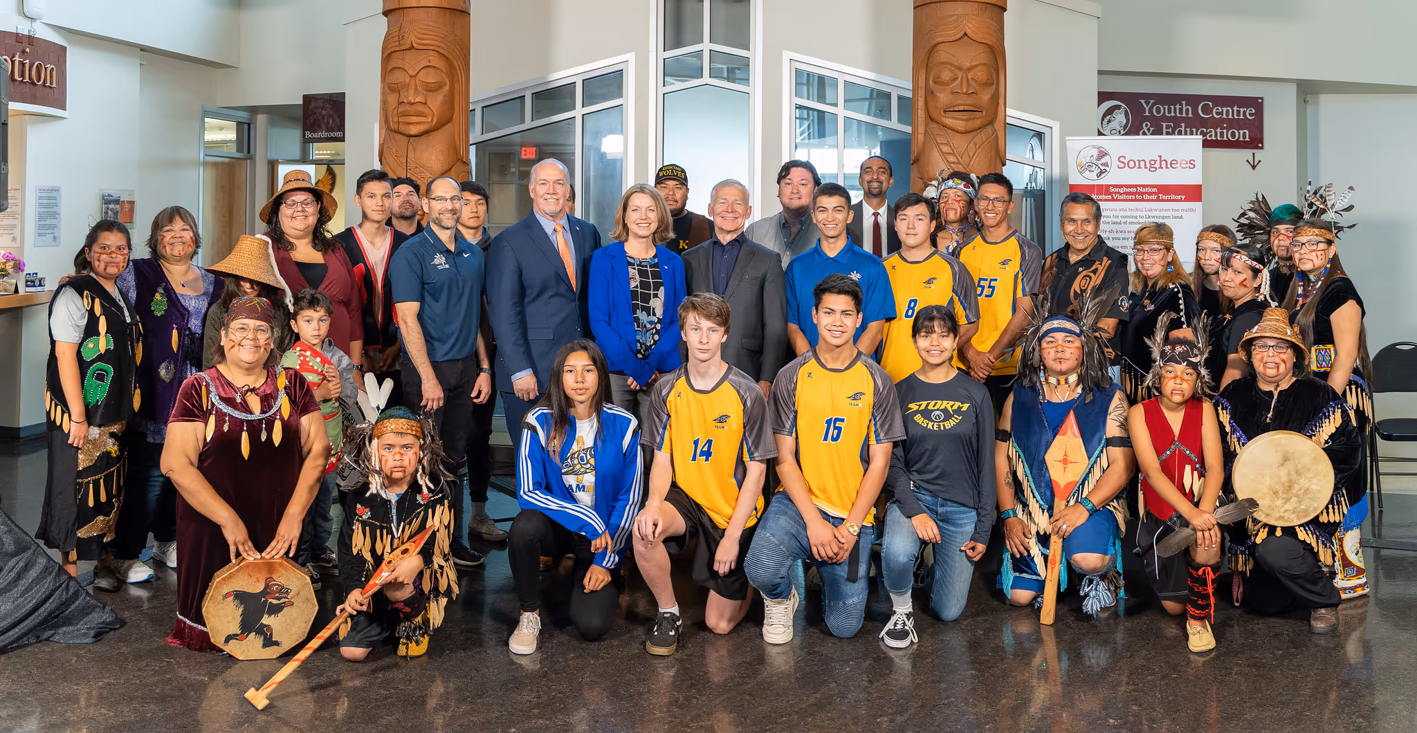Athletes at the North American Indigenous Games